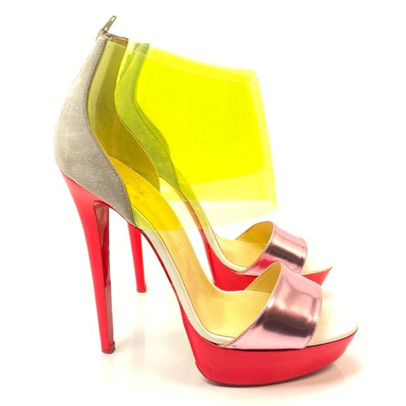 Christian Louboutin Shoes - 🔥🌹SUMMER SALE☀️📛NO OFFERS🔆Christian Louboutin Dufoura 140 Leather PVC 40